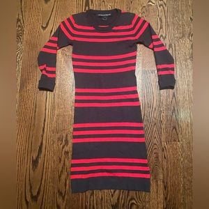 French Connection Sweater Mini Dress. 3/4 sleeve. Great Condition